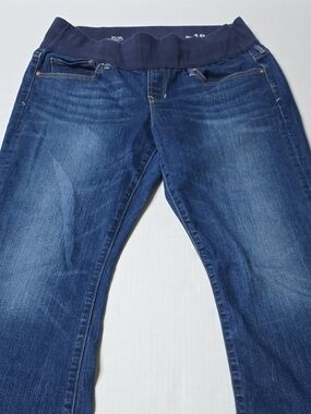 GAP Dark Blue Maternity Jeans with Elastic Waistband